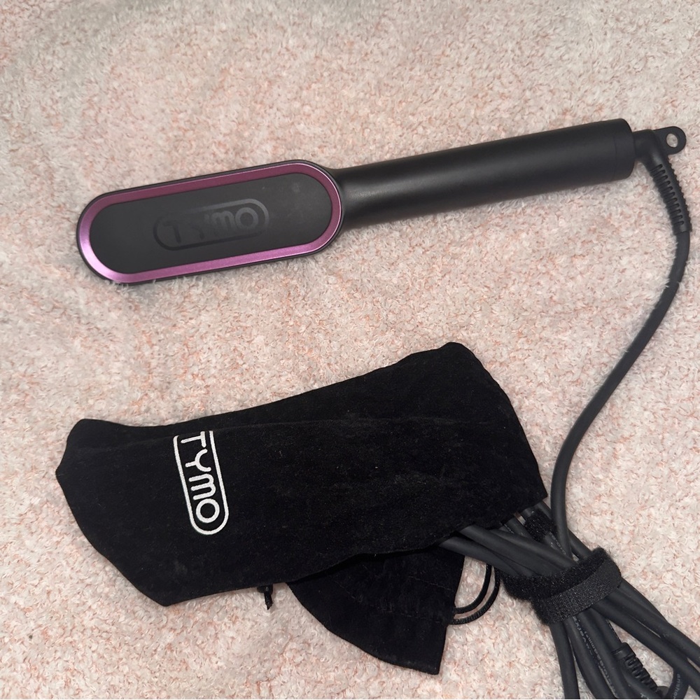 TYMO Black and Purple Hair Straightening Comb